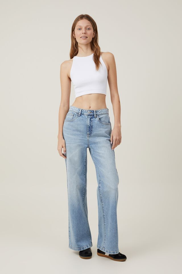 Pull on flare jeans is a fashion statement that combines retro charm with modern style.