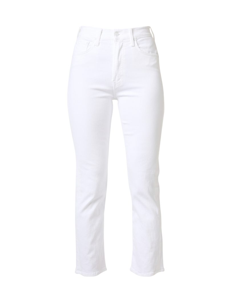 Mother white jeans are a versatile wardrobe staple that can be styled in numerous ways to create diverse and fashionable looks.