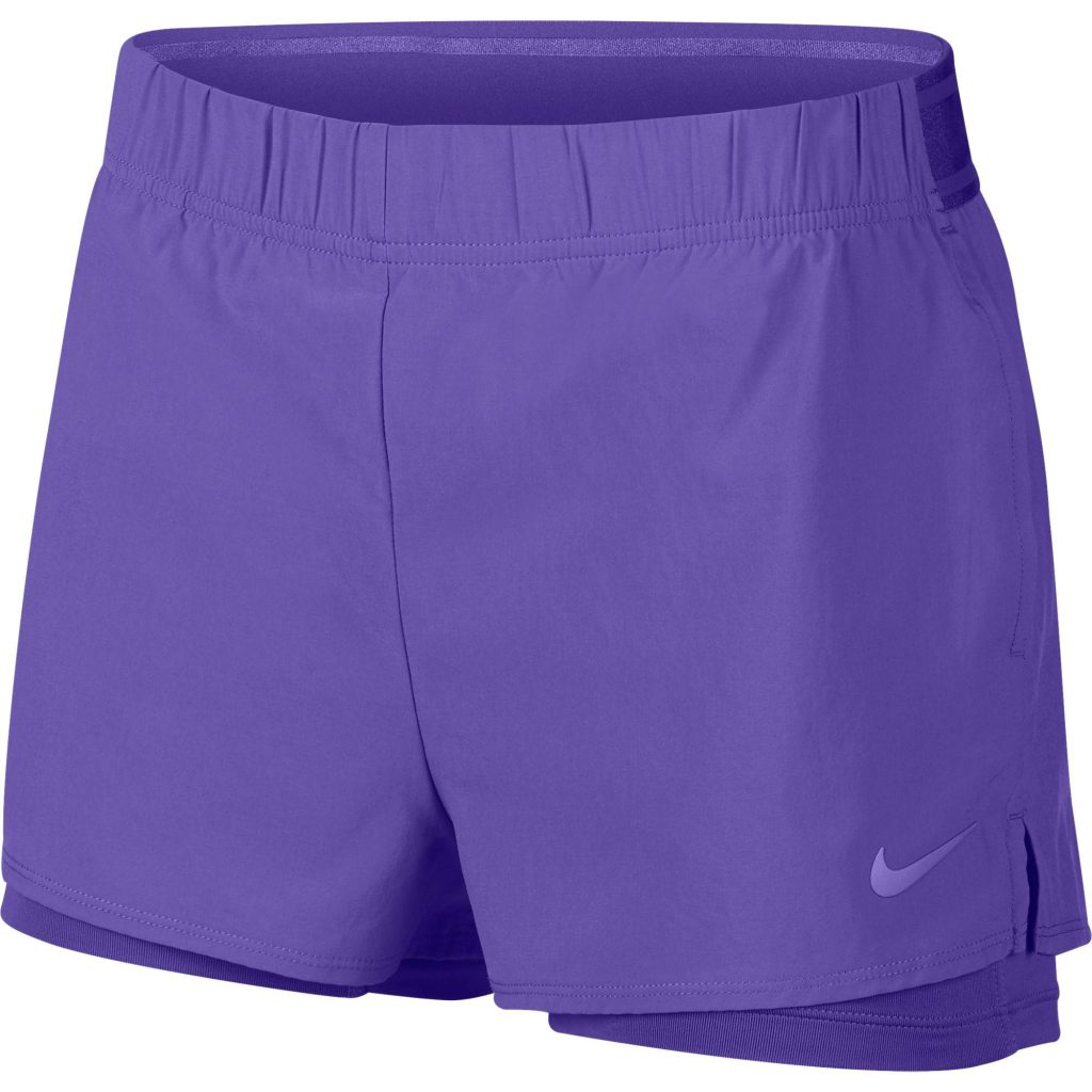 purple nike shorts