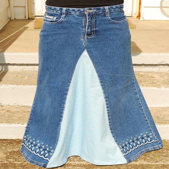 turn pants into a skirt