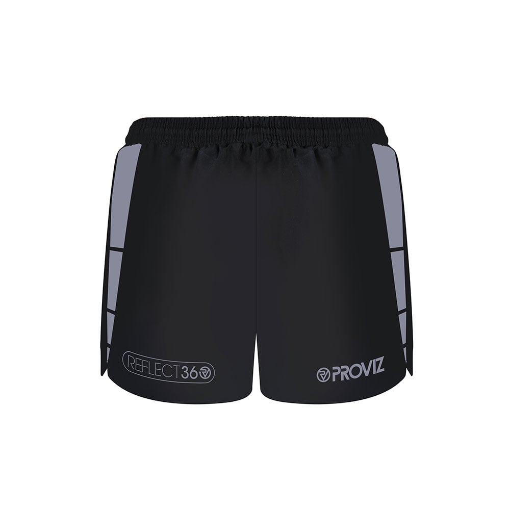 black running shorts