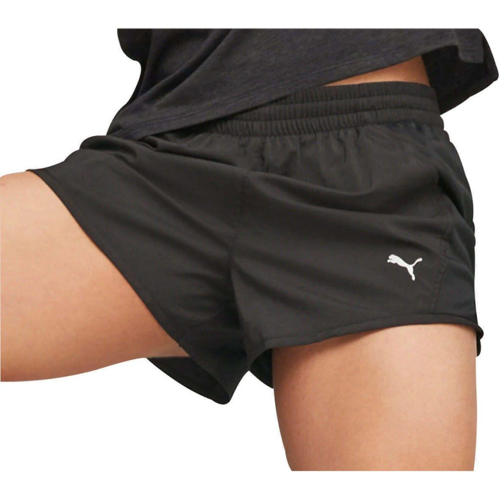 black running shorts