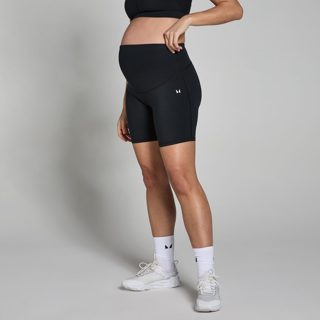 Maternity athletic shorts