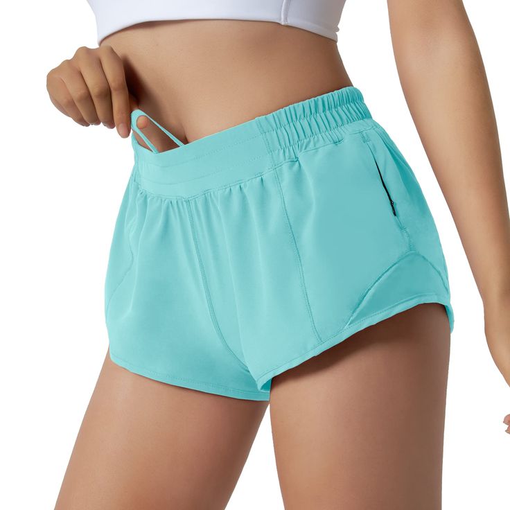 Women's athletic shorts with pockets