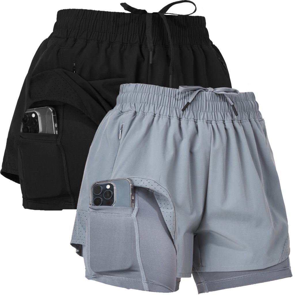 Women's athletic shorts with pockets