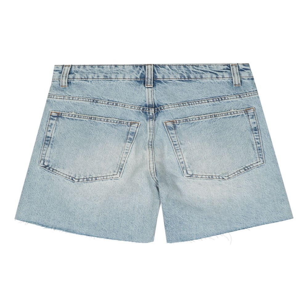 Mid rise jean shorts