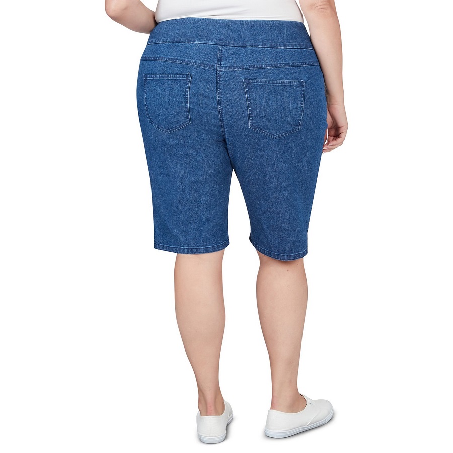 plus size jean shorts