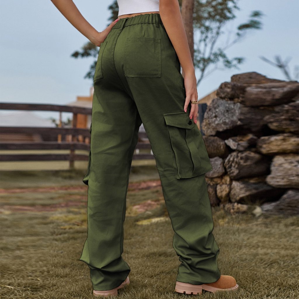 green cargo pants