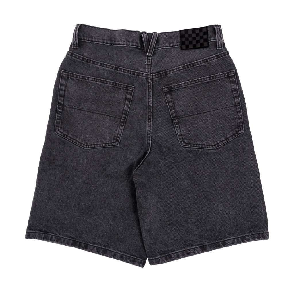 Black jean short