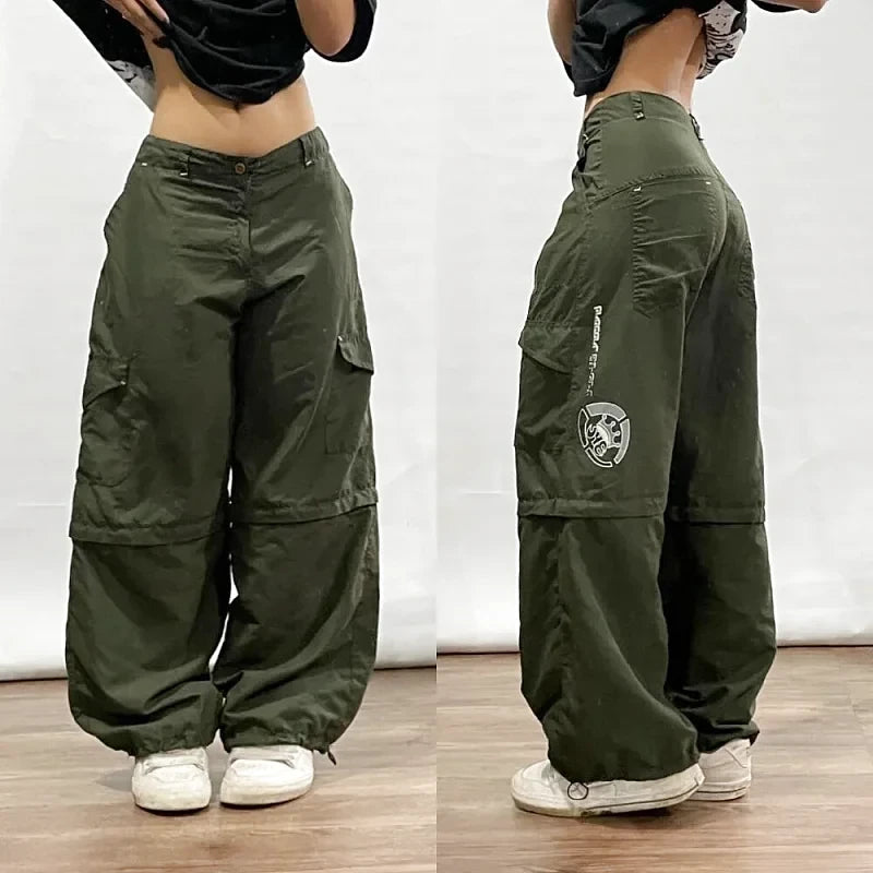 green cargo pants