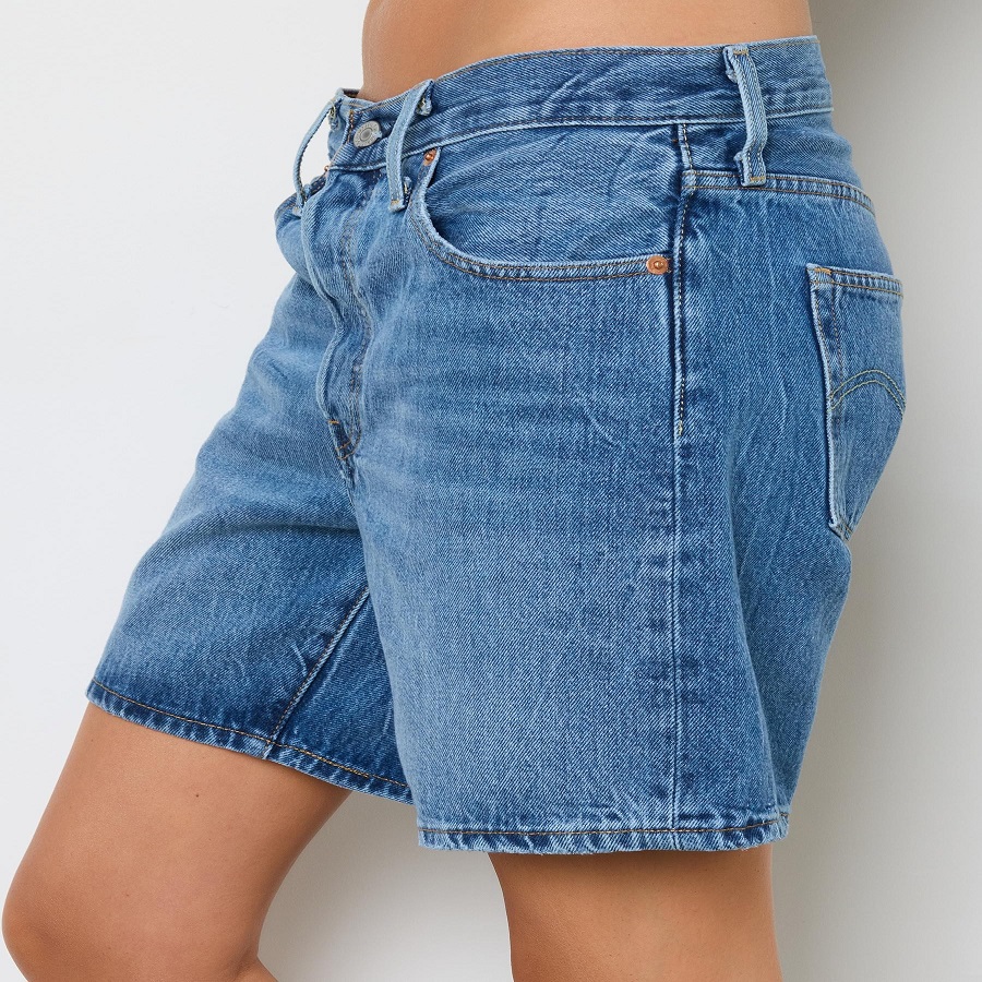 mid thigh jean shorts