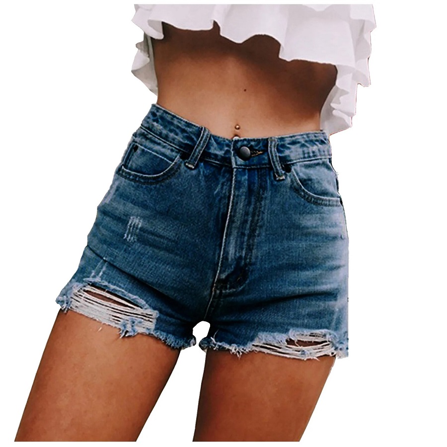 mid thigh jean shorts