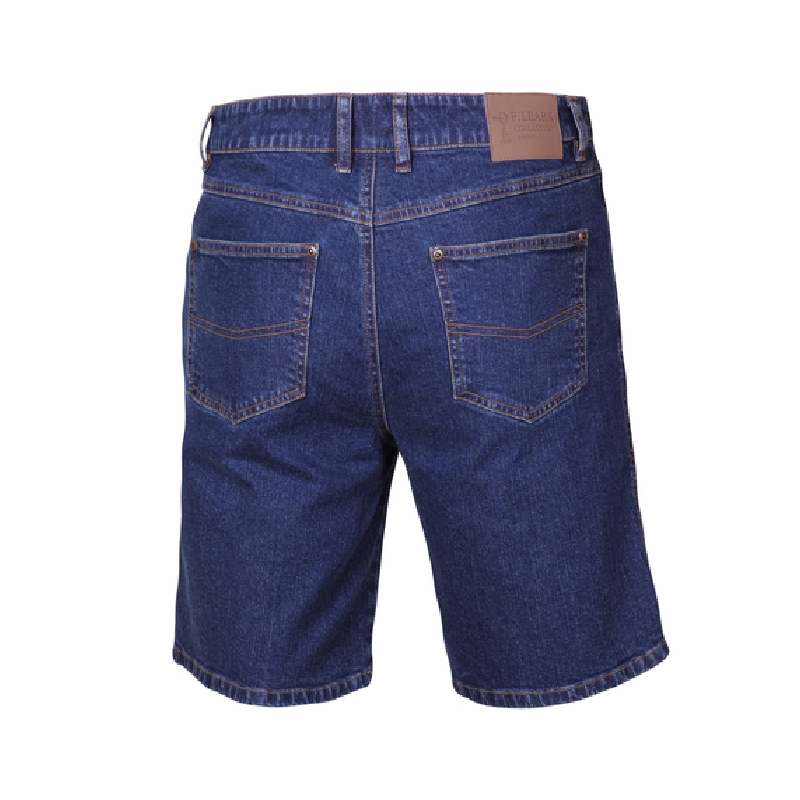 Pilbara-Mens-Denim-Jean-Shorts-Back-