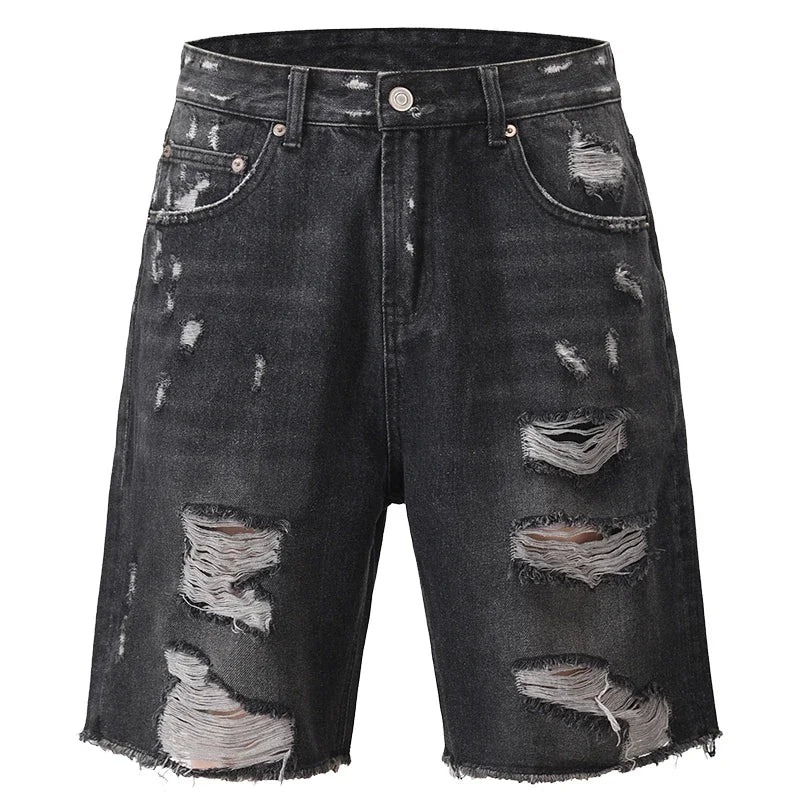 Black Ripped Jean Shorts – A Must-Have for a Stylish Summer