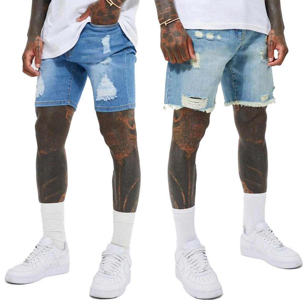 designer jean shorts