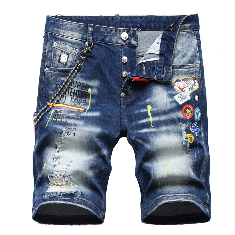 designer jean shorts