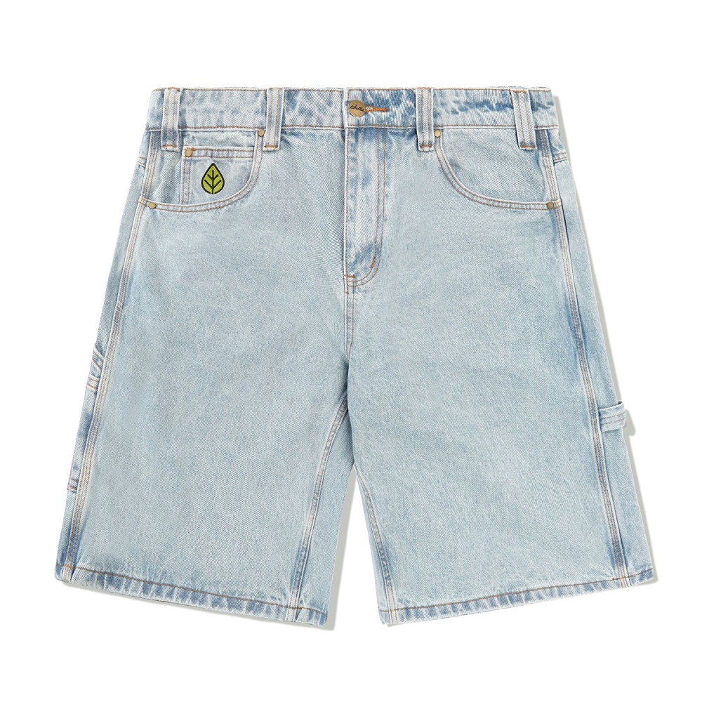 light jean shorts