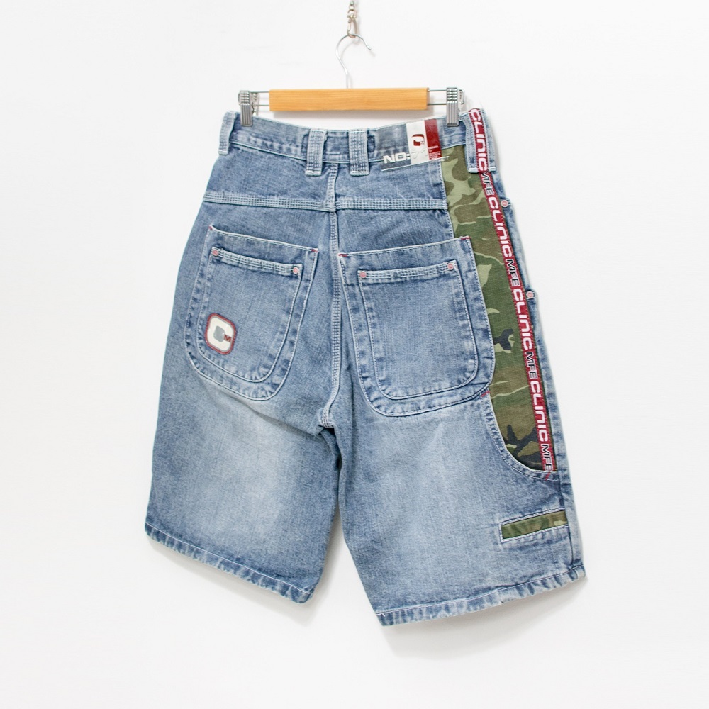 high waisted jean shorts