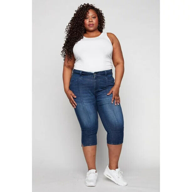 plus size jean shorts