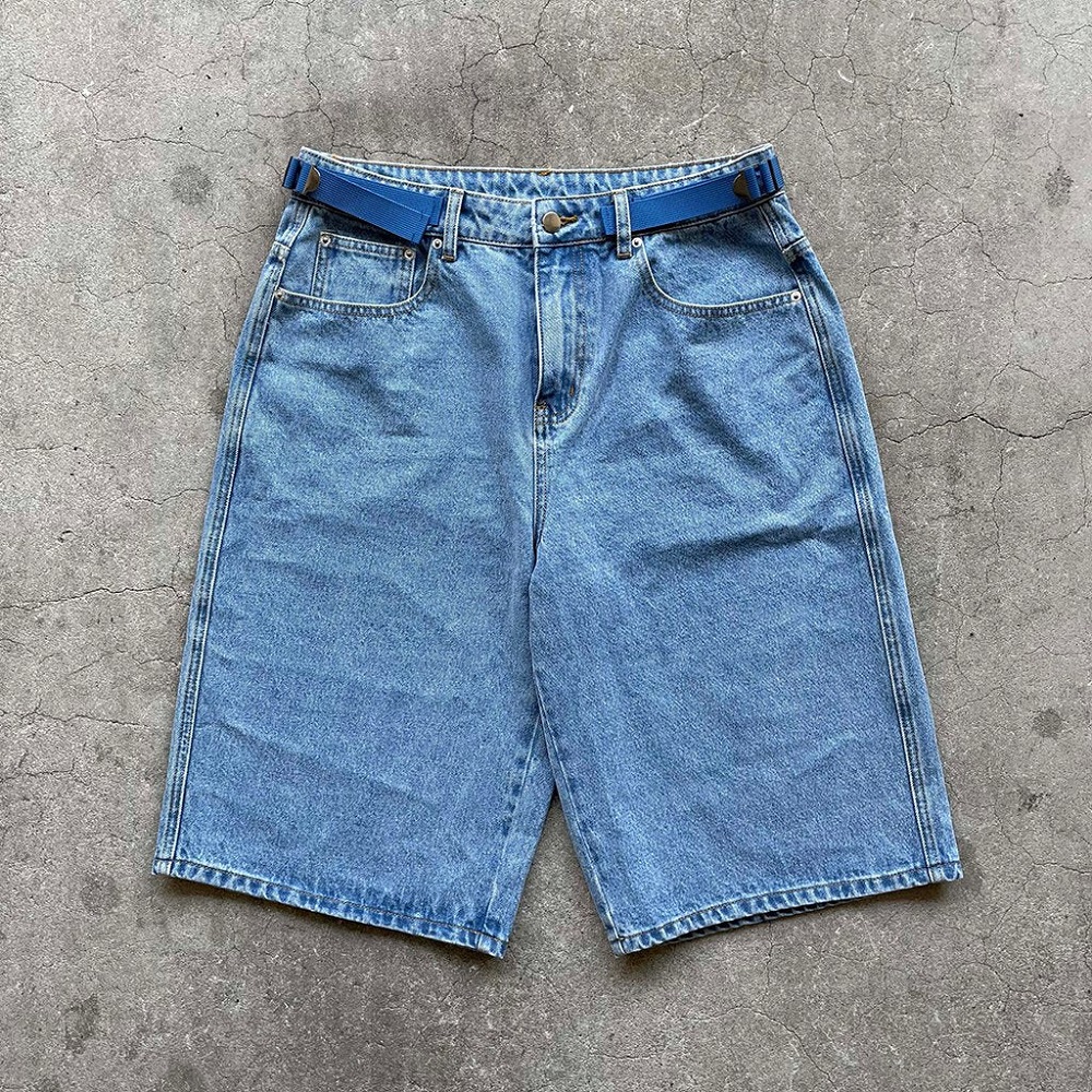 jean shorts baggy