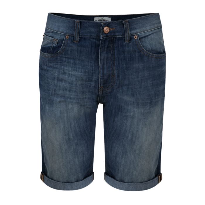 dark wash jean shorts