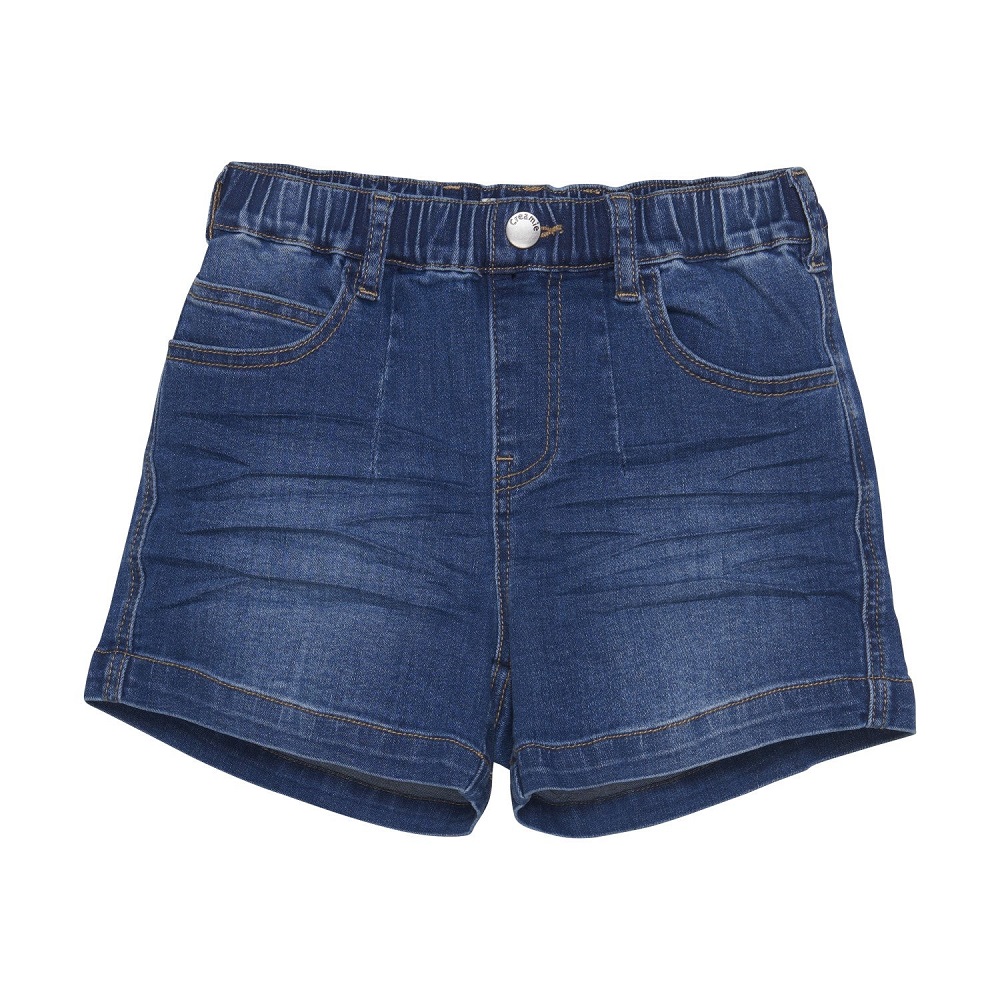 dark wash jean shorts